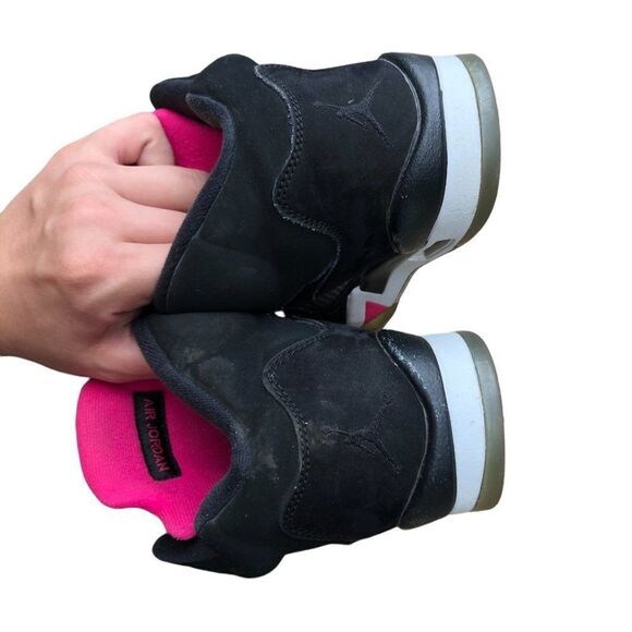 Rare 2017 Air Jordan 5 Retro Black Deadly Pink Size 6.5 - Picture 4 of 16